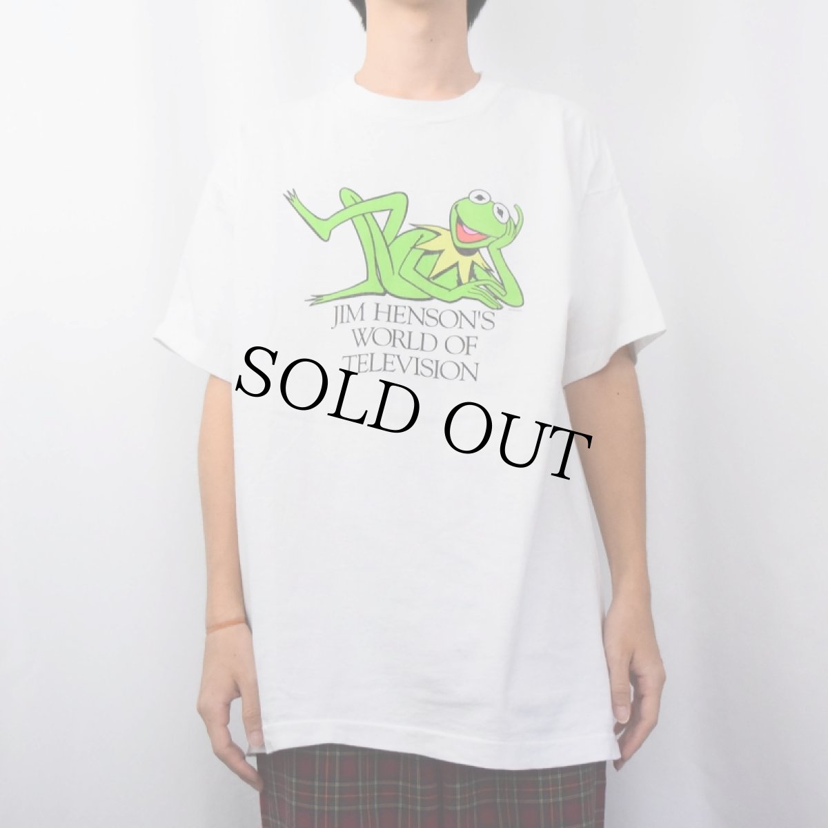 画像3: 90's The Muppets USA製 "Kermit" キャラクタープリントTシャツ XL (3)