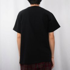 画像3: 【SALE】 90's〜 King of the Hill キャラクタープリントTシャツ BLACK M (3)