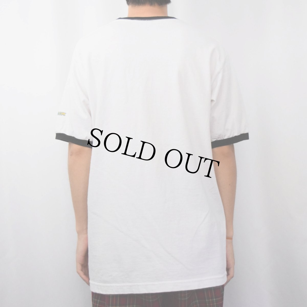 画像3: 2000's MEGA MAN "I BEAT THE 8 MASTER ROBOTS !" ゲームキャラクターリンガーTシャツ (3)