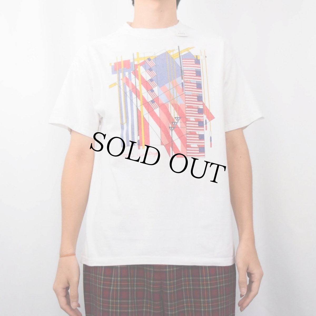 画像2: Frank Lloyd Wright "July Fourth" 建築家アートプリントTシャツ (2)