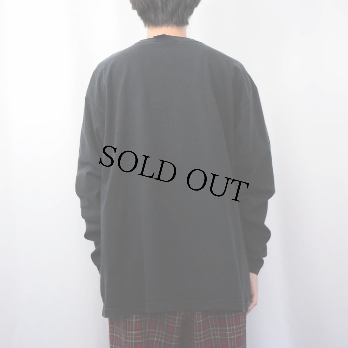 画像4: 90's~ Frank Lloyd Wright "FALLINGWATER" 建築家アートプリントロンT BLACK XL (4)