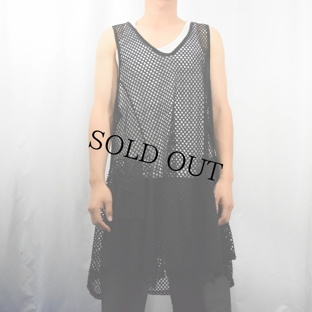 画像5: 2000's 2W PARIS デザインメッシュタンク (5)