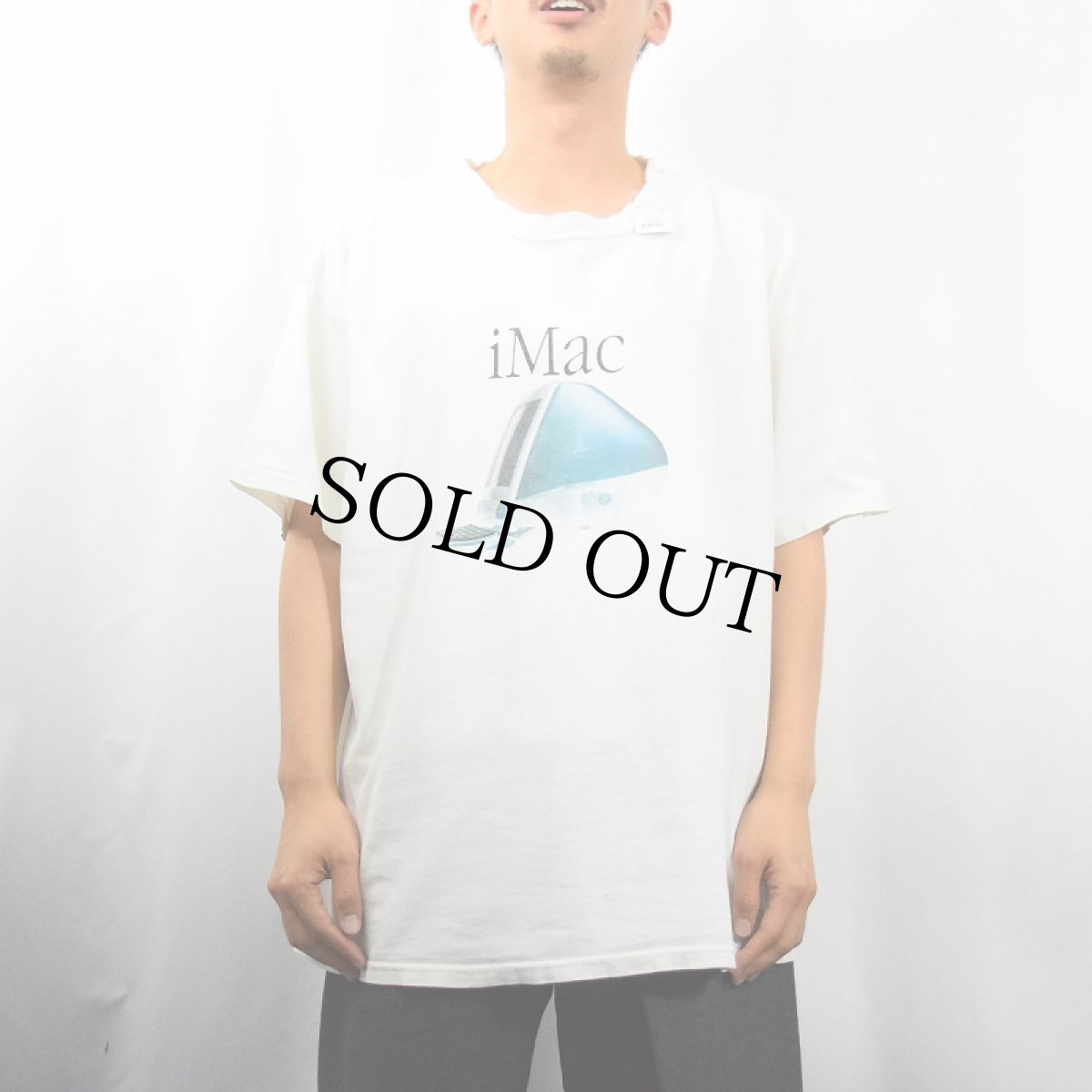 画像3: Apple iMac "microserv DORVAL" プリントTシャツ XL (3)