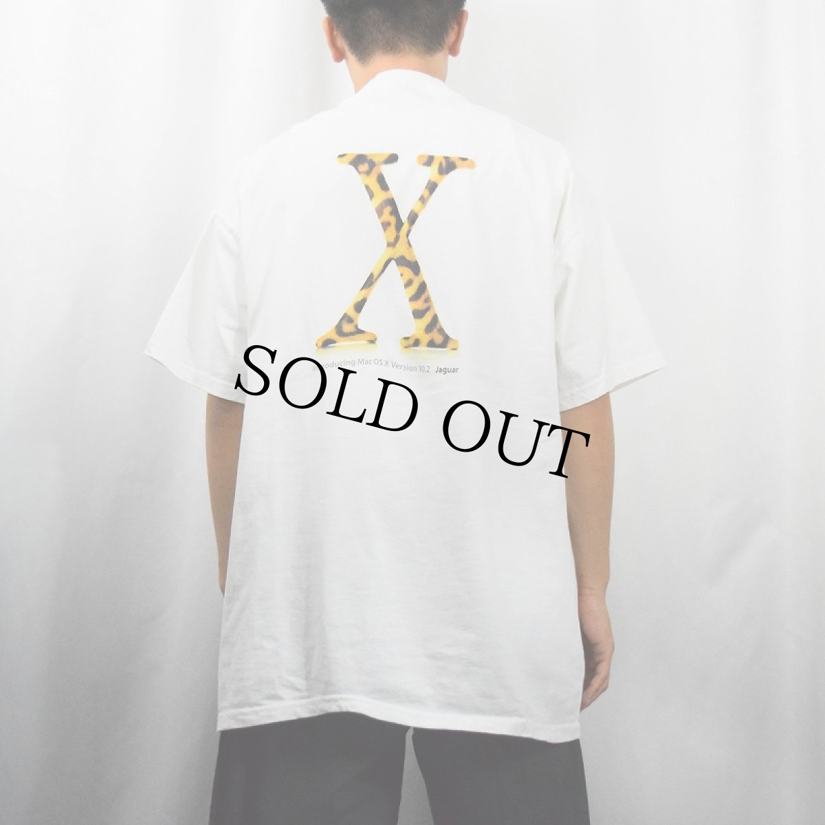 画像4: 2000's Apple "Mac OS X Ver.10.2 Jaguar" プリントTシャツ XL (4)
