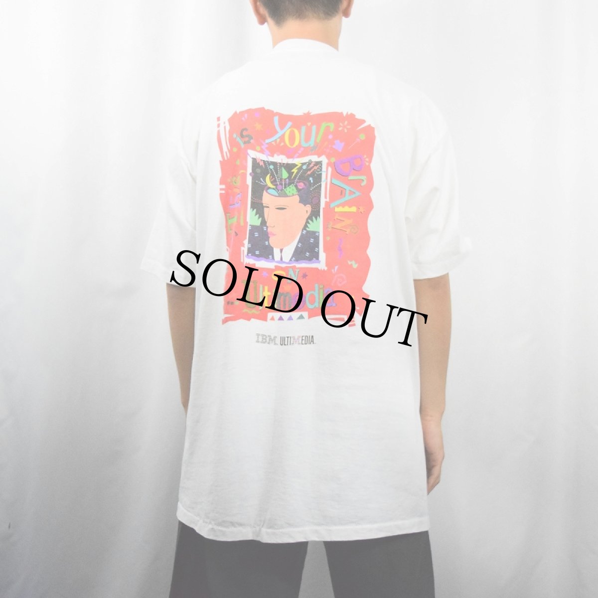 画像4: 90's IBM ULTIMEDIA コンピューター企業プリントTシャツ XL (4)