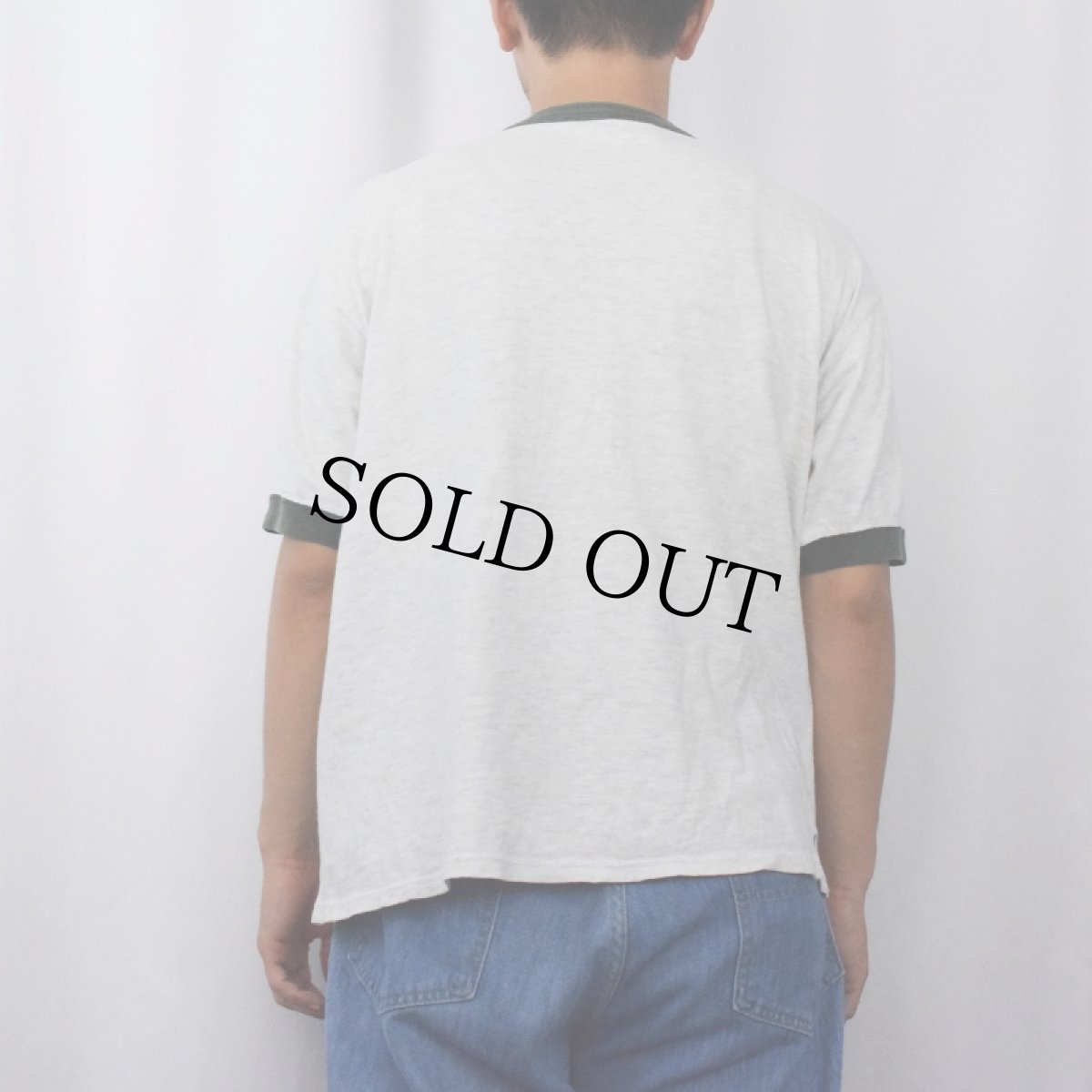 画像3: 90's Champion USA製 "チョコチン" リンガーTシャツ L (3)