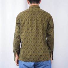 画像3: 【SALE】 50's Pennleigh 総柄 ボタンダウンシャツ 15 M 15 1/2 (3)