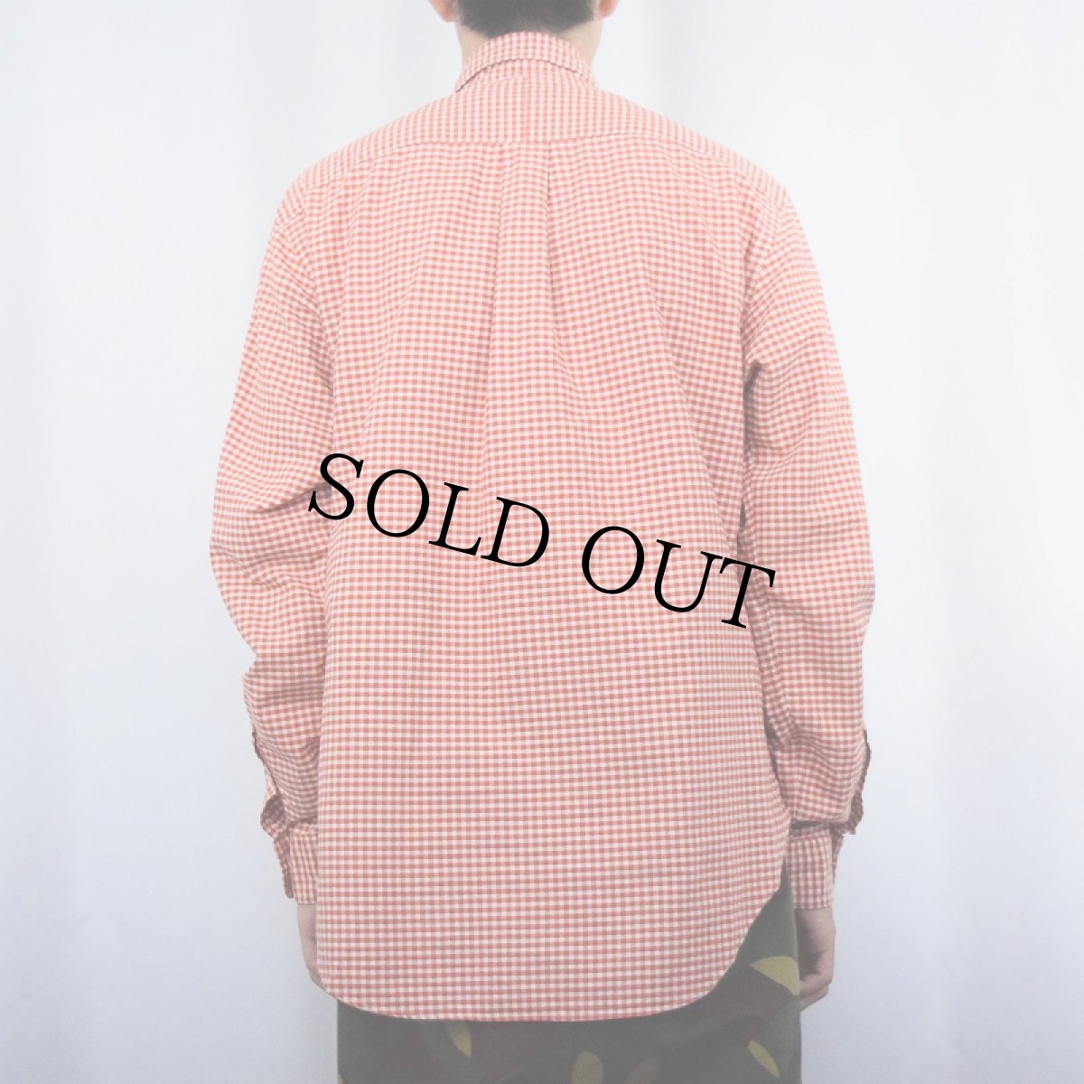 画像3: POLO Ralph Lauren "CLASSIC FIT" チェック柄 コットンボタンダウンシャツ M (3)