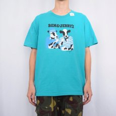 画像2: 【SALE】 90's BEN&JERRY'S USA製 "Woody Jackson" 企業プリントTシャツ XL (2)