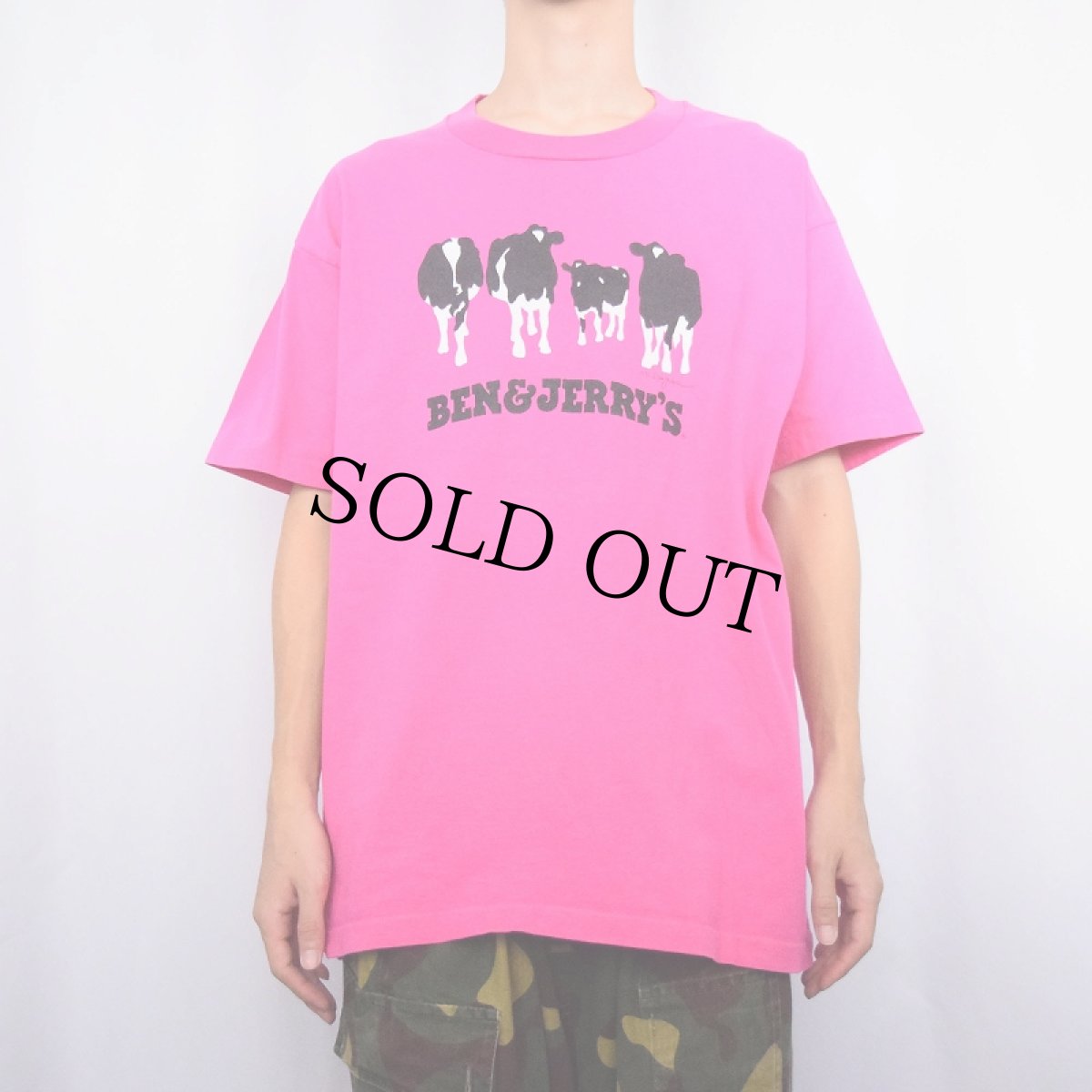 画像2: 90's BEN&JERRY'S USA製 "Woody Jackson" 企業プリントTシャツ XL (2)