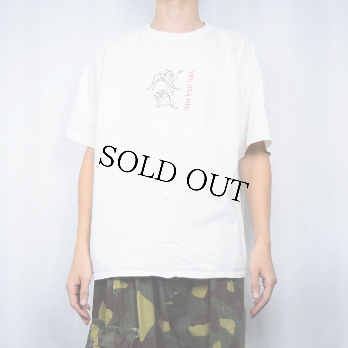 画像3: 90's NINE INCH NAILS "DEVIL TOUR 1995" ロックバンドプリントTシャツ XL (3)