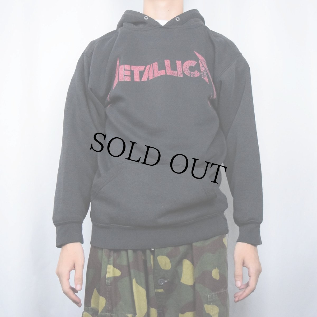 画像3: 【SALE】 2003 METALLICA "KILL'EM ALL" ロックバンドスウェットフーディー BLACK M (3)