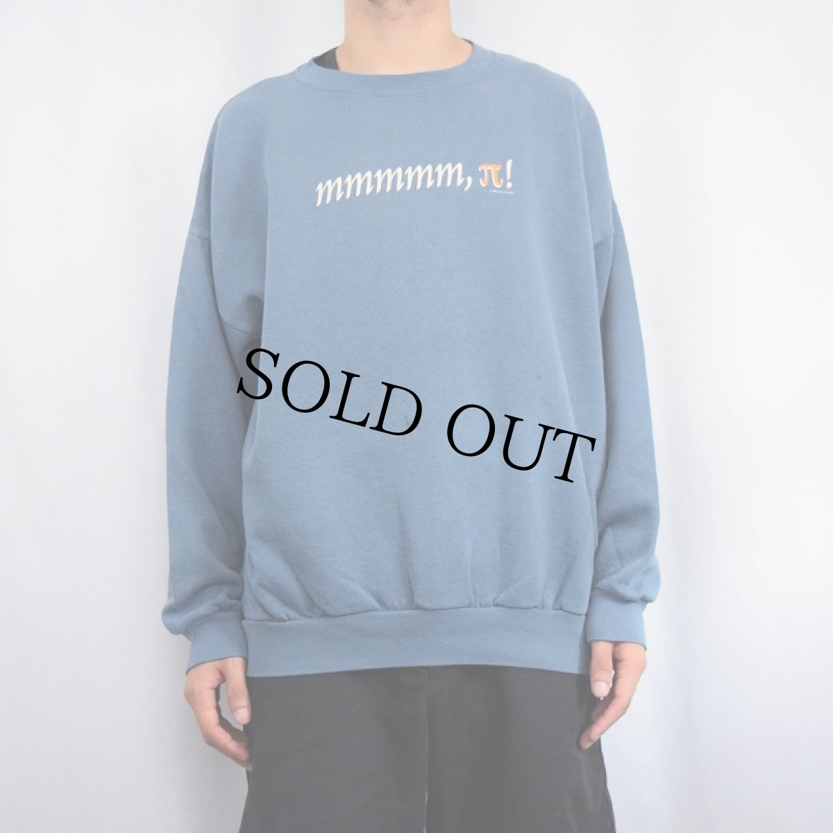画像2: 〜2000's TULTEX "mmmmm,π !" プリントスウェット 2XL (2)