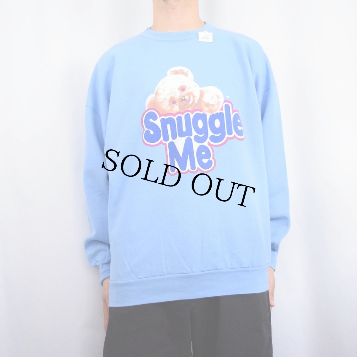 画像2: 〜2000's Snuggle CANADA製 "Snuggle Me" 柔軟剤ブランドプリントスウェット XL (2)