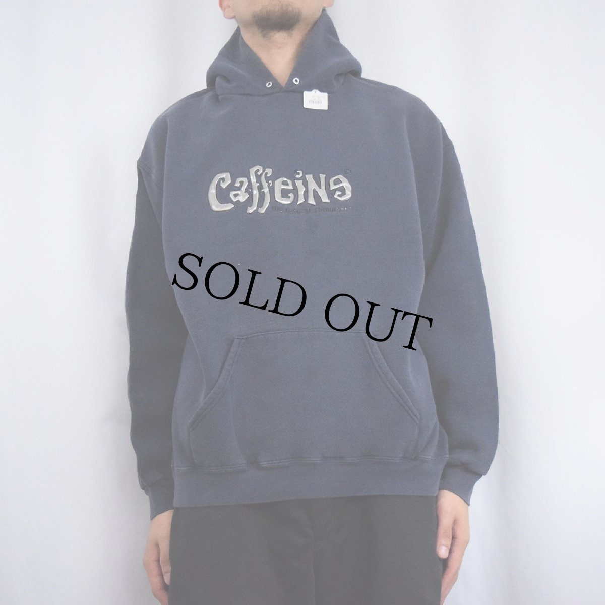 画像2: Caffeine Culture 3Dエナメルプリント スウェットフーディー NAVY (2)
