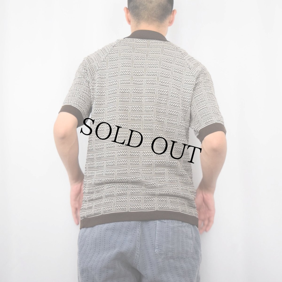 画像3: 70's Donegal COLESETA ハーフジップニットポロシャツ M (3)