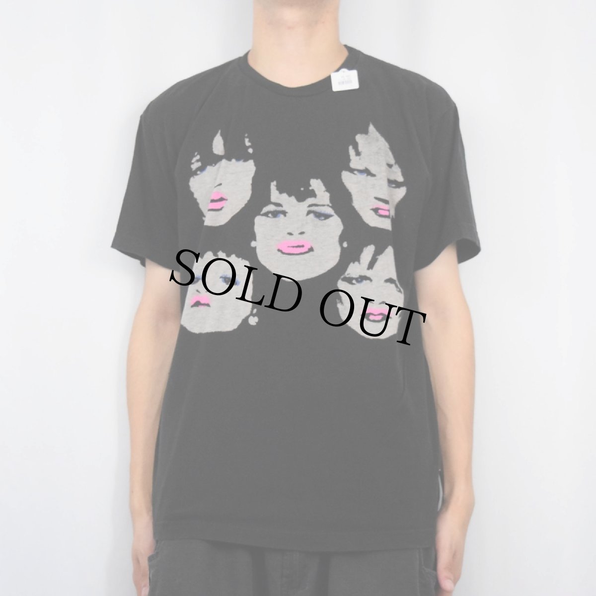 画像3: New York Dolls ロックバンドプリントTシャツ BLACK (3)