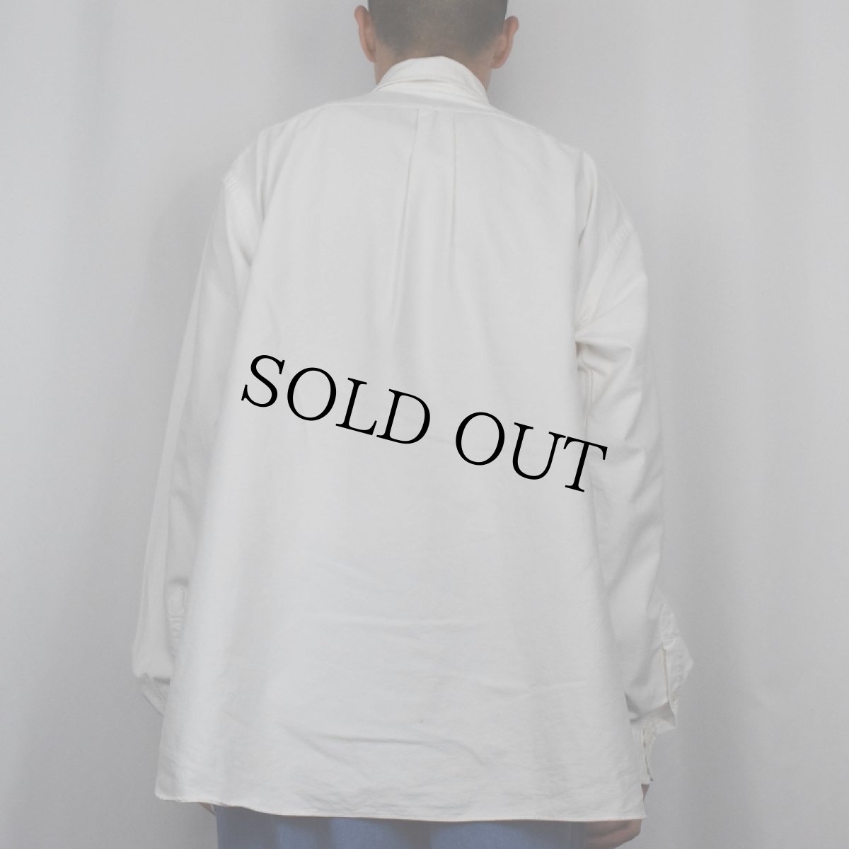 画像3: Ralph Lauren "CLASSIC FIT" ロゴ刺? マチ付き コットンボタンダウンシャツ XXL (3)