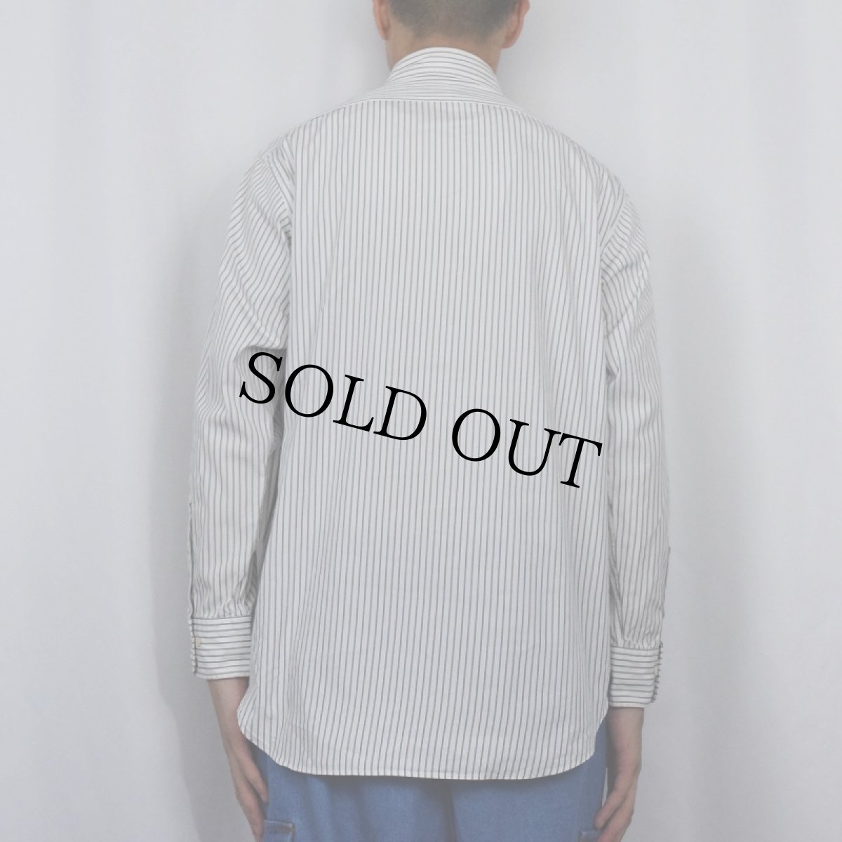 画像3: POLO Ralph Lauren "ANDREW CLASSIC FIT" ストライプ柄 コットンシャツ 15 1/2 (3)