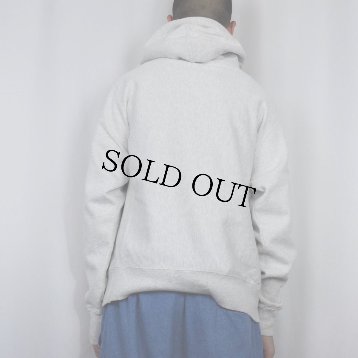 画像3: Champion REVERSE WEAVE ロゴ刺? スウェットジップパーカー M (3)