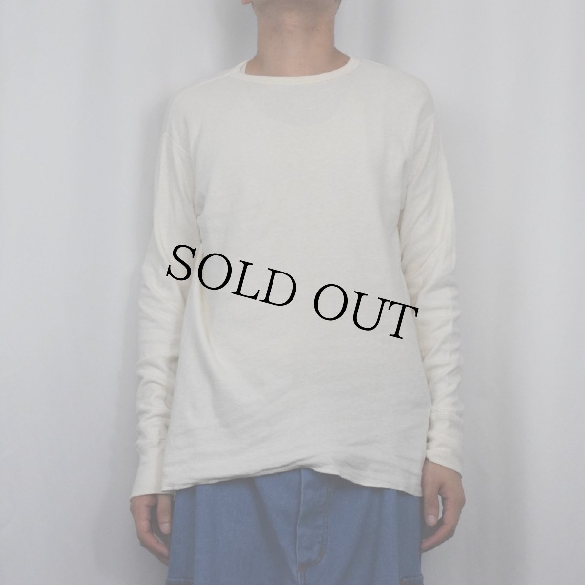 画像2: 90's duofold USA製 無地 2PLYカットソー M (2)