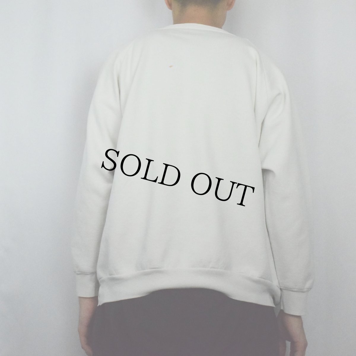 画像4: 80〜90's Haagen-Dazs ロゴ刺繍 ラグランスウェット (4)