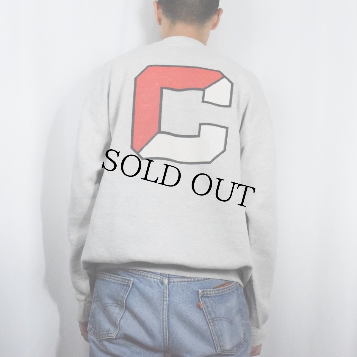 画像4: 90's Lee USA製 SUPER BLEND "CORNELL" バックプリントスウェット XL (4)