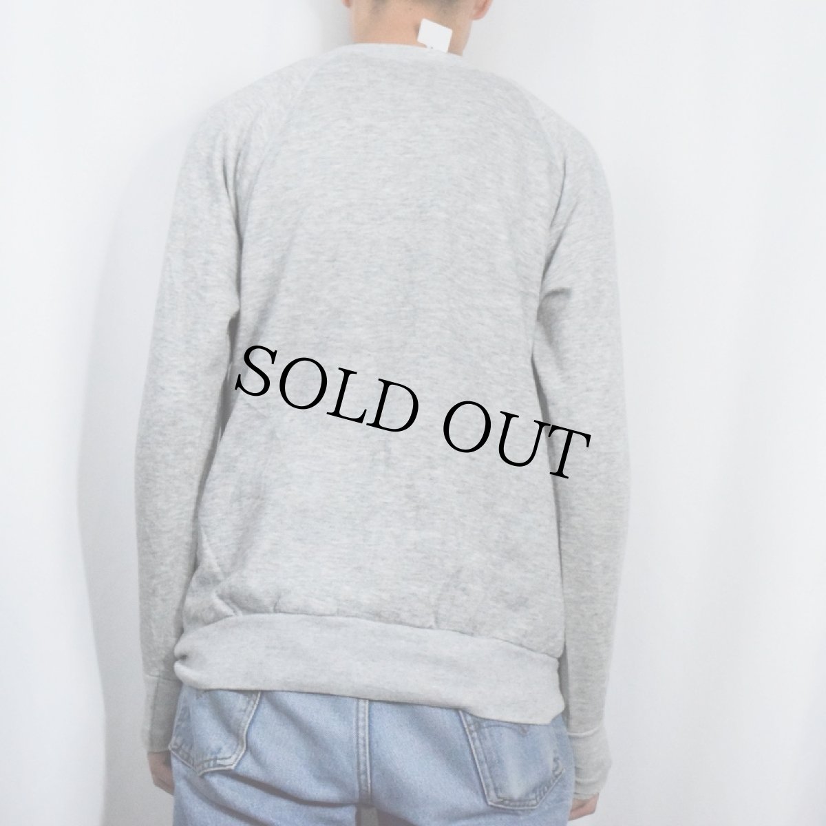 画像3: 80's Pannill USA製 "CAMP ECHO" プリントラグランスウェット L (3)