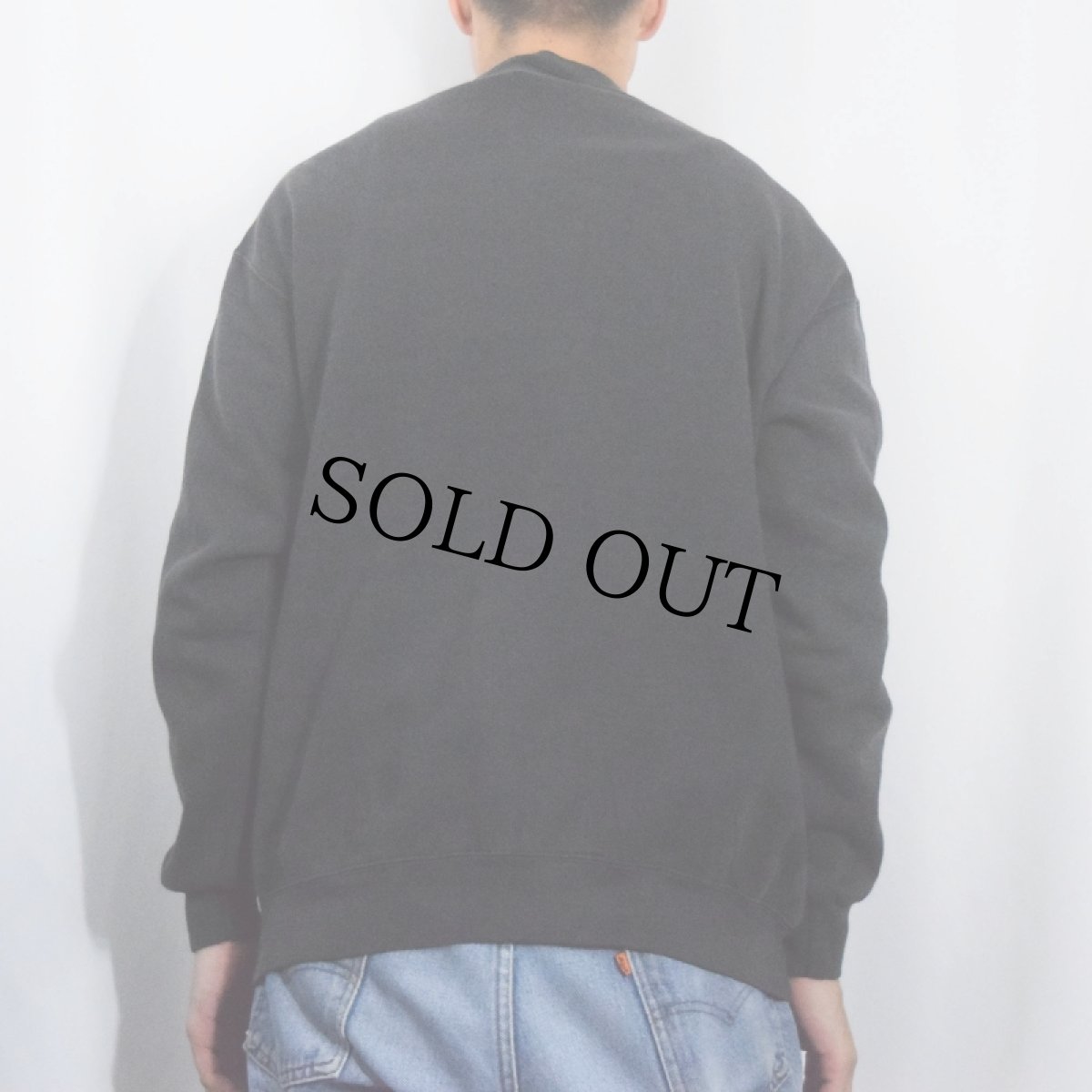 画像3: 90's Lee HEAVY WEIGHT USA製 "People's Community Church" クロスプリントスウェット BLACK L (3)