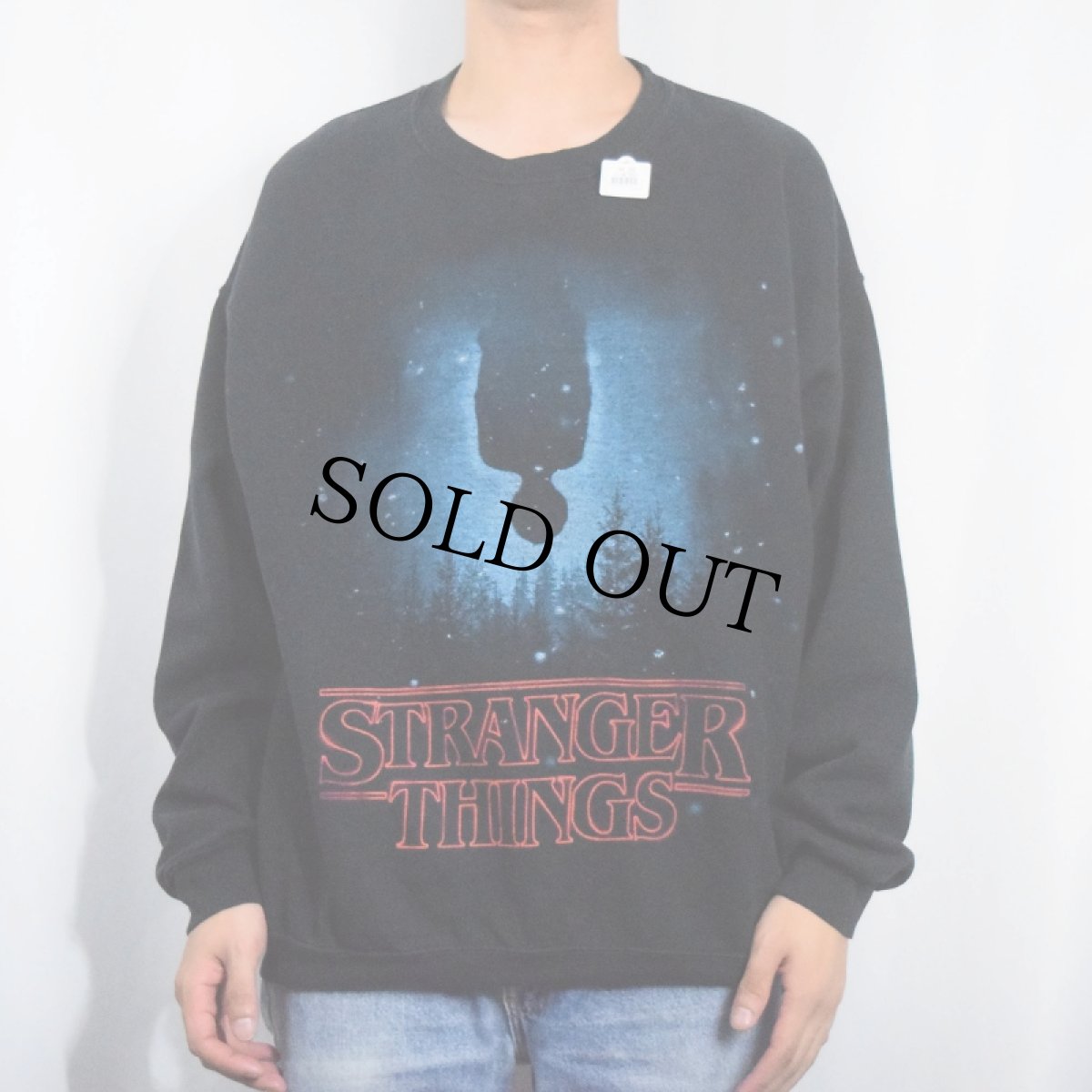 画像2: STRANGER THINGS SFドラマ プリントスウェット BLACK XL (2)