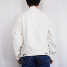 画像3: Levi's 70503-0251 ホワイトデニムジャケット L (3)
