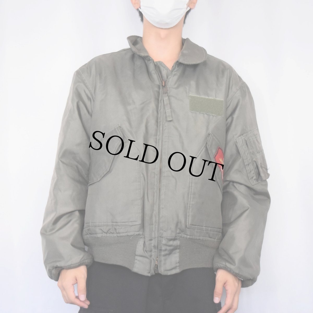 画像2: 80's U.S.AIR FORCE CWU-36/P "TYPE B" フライトジャケット (2)