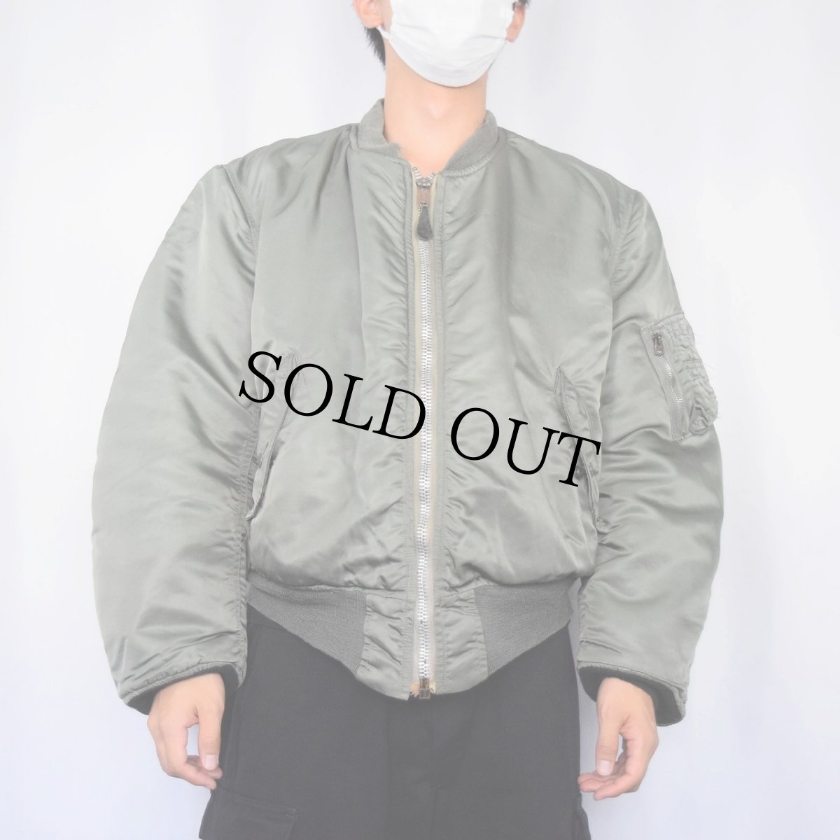 画像3: 70's U.S.AIR FORCE "MA-1 E-TYPE" フライトジャケット (3)