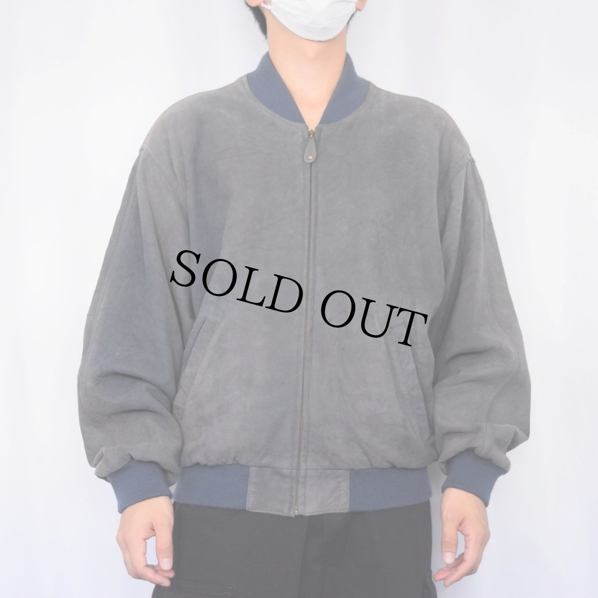 画像2: 80〜90's I.Magnin スエードレザージャケット M (2)