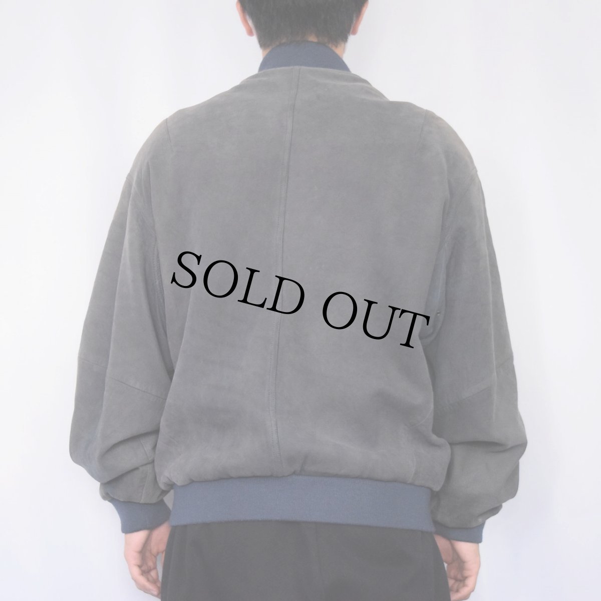 画像3: 80〜90's I.Magnin スエードレザージャケット M (3)