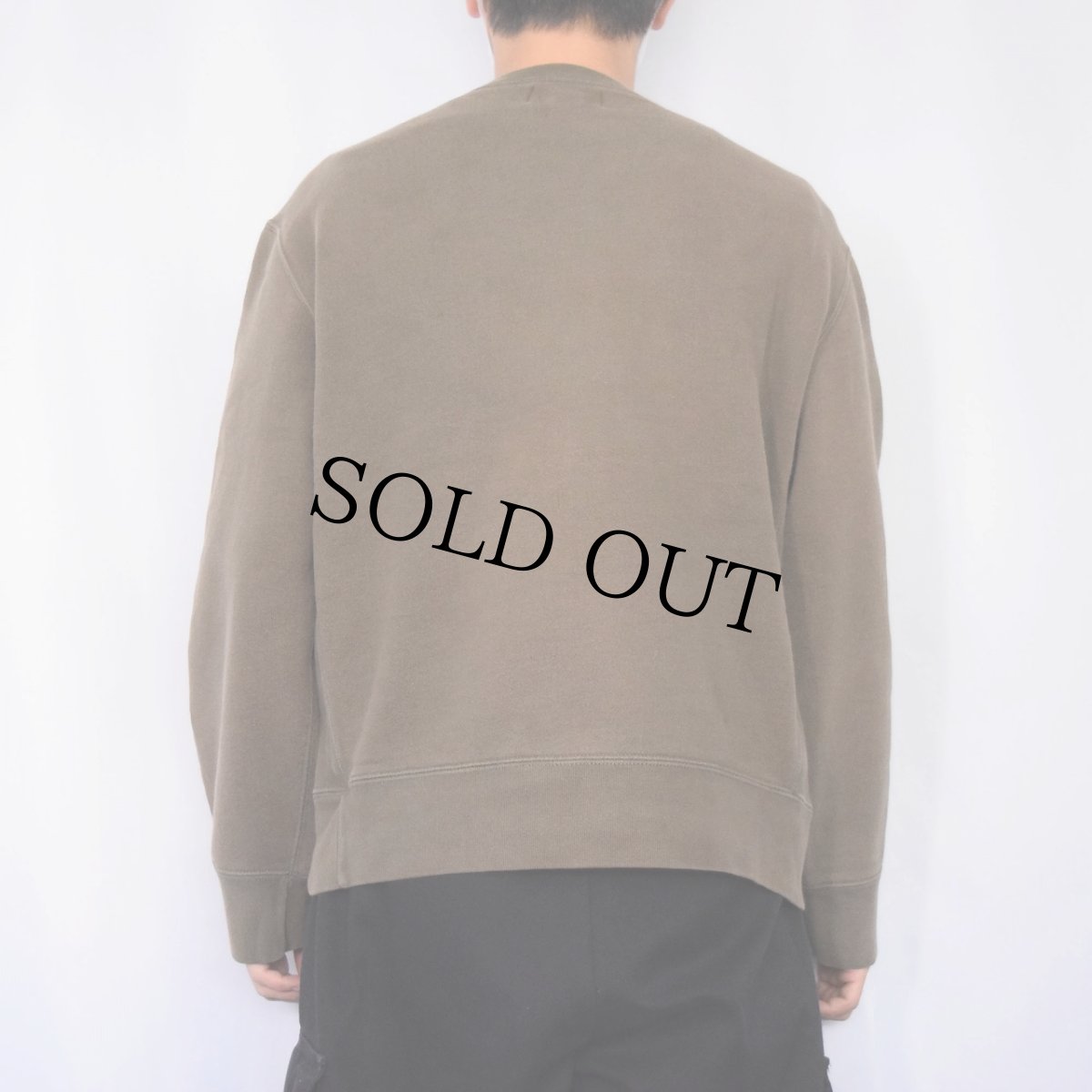 画像3: POLO Ralph Lauren ロゴ刺繍 無地スウェット L (3)