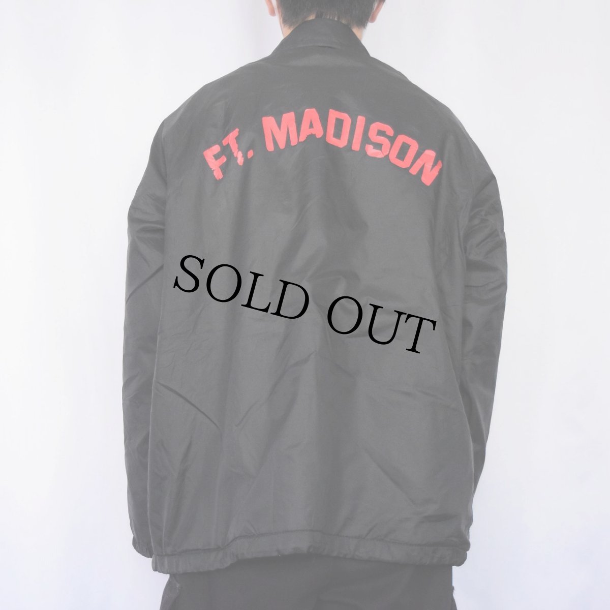 画像5: 70〜80's  裏ボア コーチジャケット BLACK (5)