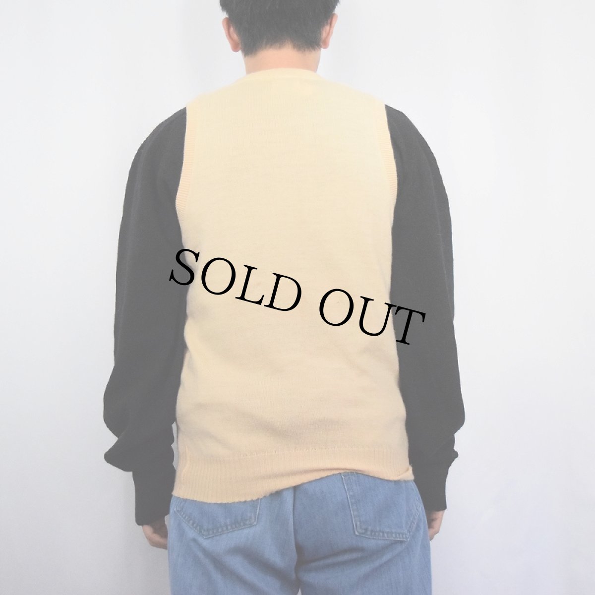 画像3: 〜70's McGREGOR USA製 "Crimpset Nylon" ニットベスト M (3)