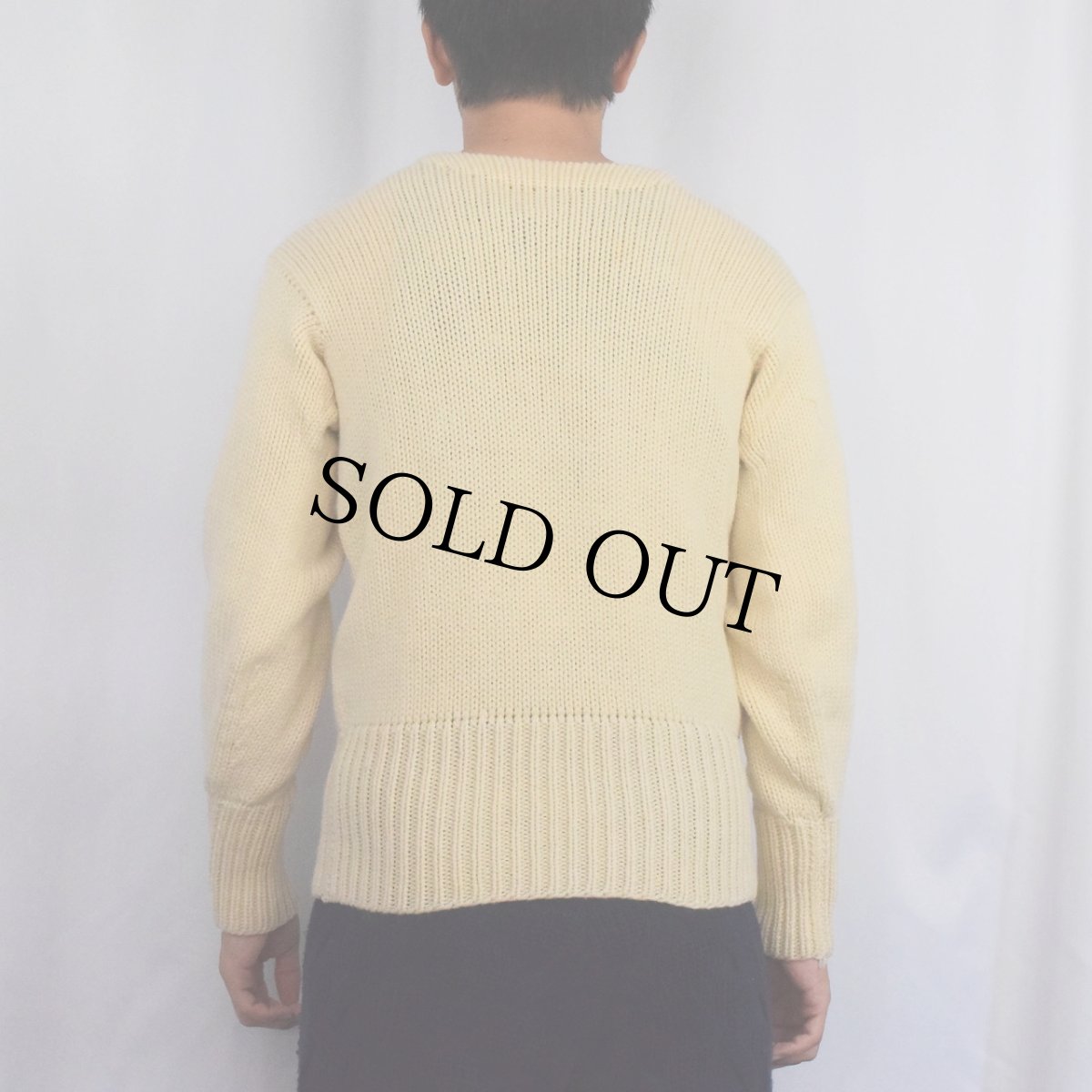 画像3: 50's レタードニットセーター (3)