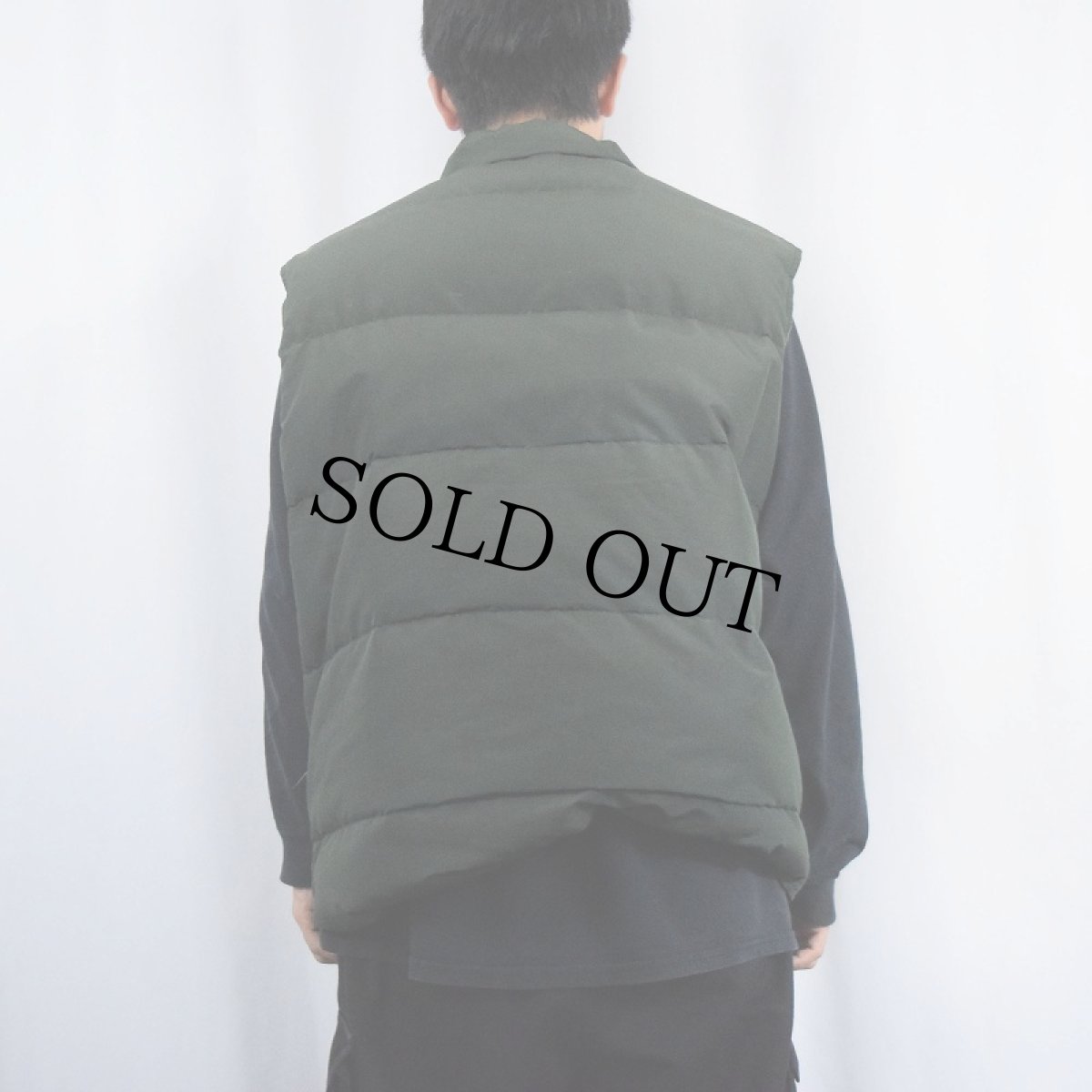 画像3: 80's Woolrich USA製 ダウンベスト GREEN (3)