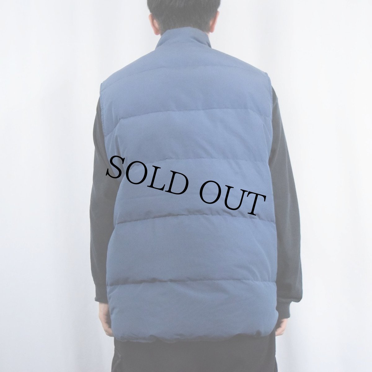 画像3: 80's Woolrich USA製 ナイロンダウンベスト NAVY L (3)