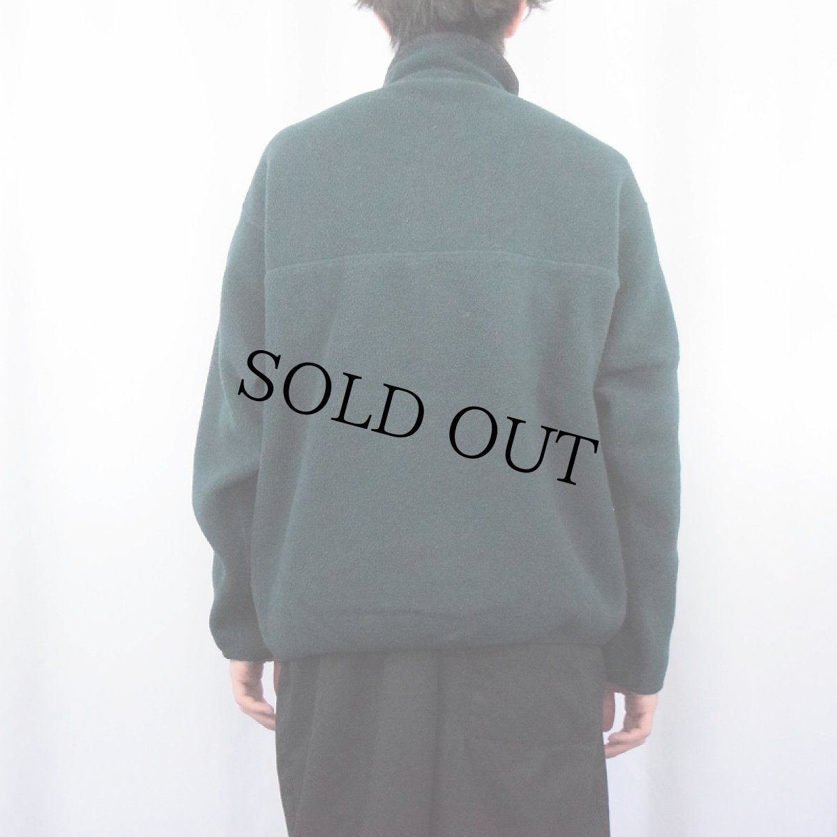 画像3: 2000's Patagonia スナップT GREEN L (3)