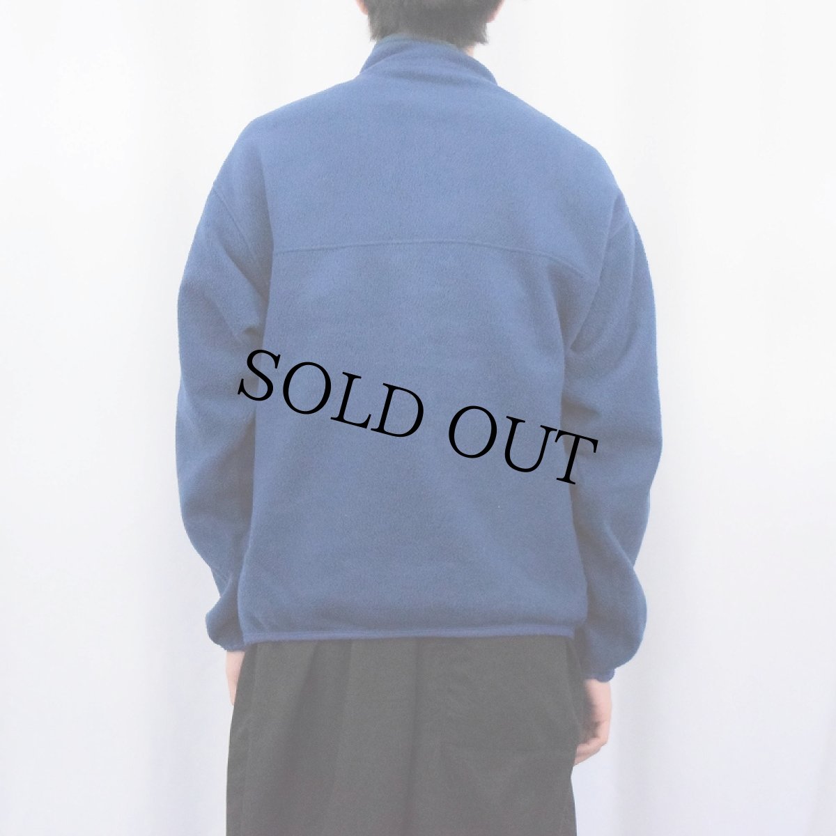 画像3: 90's〜 Patagonia スナップT NAVY M (3)