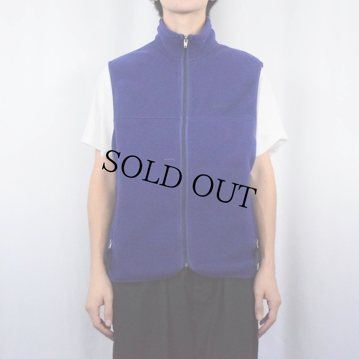 画像2: 90's Patagonia フリースベスト M (2)