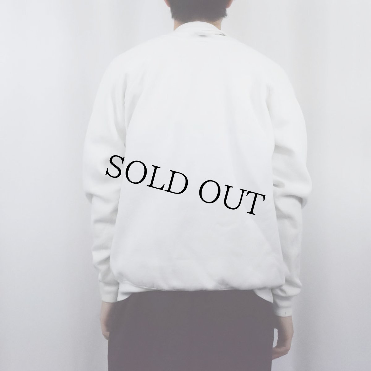 画像3: 90's USA製 "Stress?! What Stress?" シュールイラストプリントラグランスウェット XL (3)