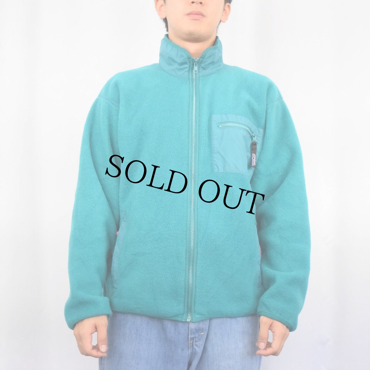 画像2: 90's Patagonia USA製 フリースジップジャケット SIZE14 (2)