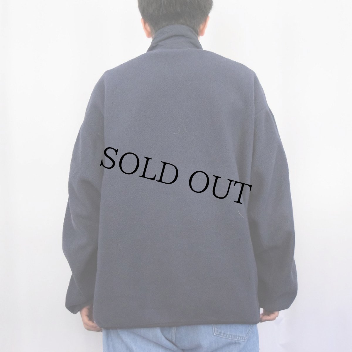 画像3: 90's〜 Patagonia USA製 シンチラ フリースジップジャケット NAVY XL (3)