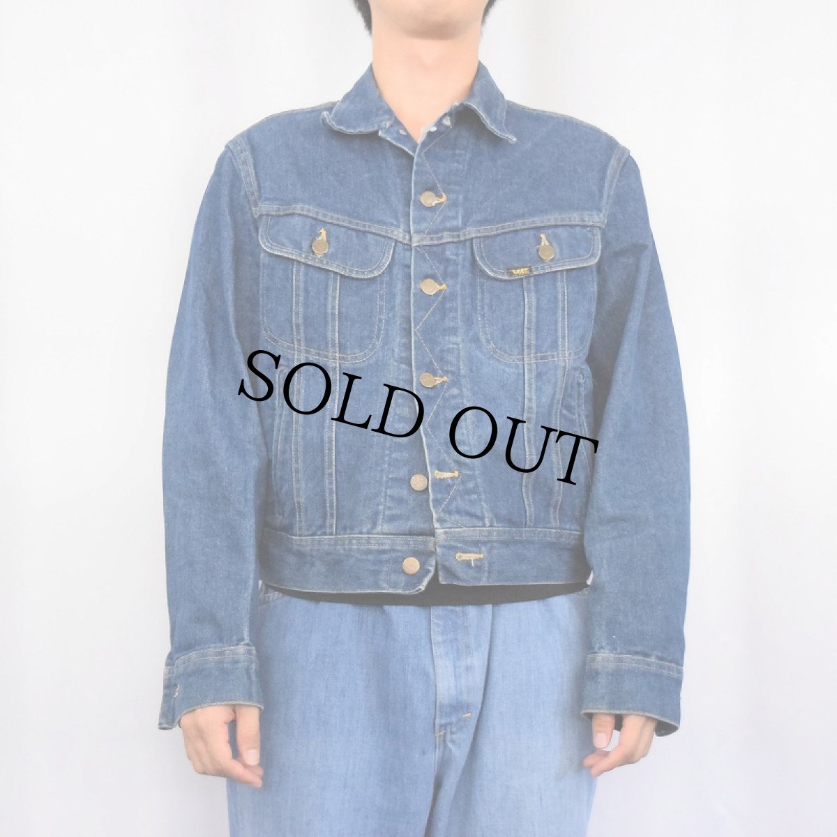 画像2: 70's Wrangler 124MJ デニムジャケット (2)