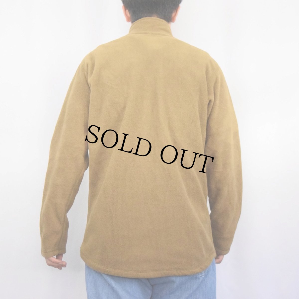 画像3: USMC POLATEC プルオーバーフリースジャケット COYOTE (3)