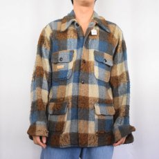 画像2: 70's Regent ブロックチェック柄 ウールジャケット (2)